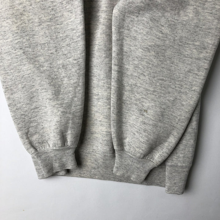 90'S Russell College Sweatshirt, Made in USA, Men's XL, Vintage cotton pale white type Vintage Second Hand