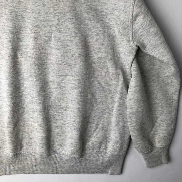 90'S Russell College Sweatshirt, Made in USA, Men's XL, Vintage cotton pale white type Vintage Second Hand