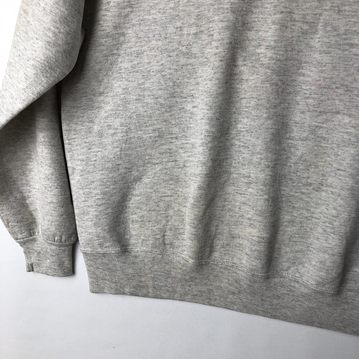 90'S Russell College Sweatshirt, Made in USA, Men's XL, Vintage cotton pale white type Vintage Second Hand