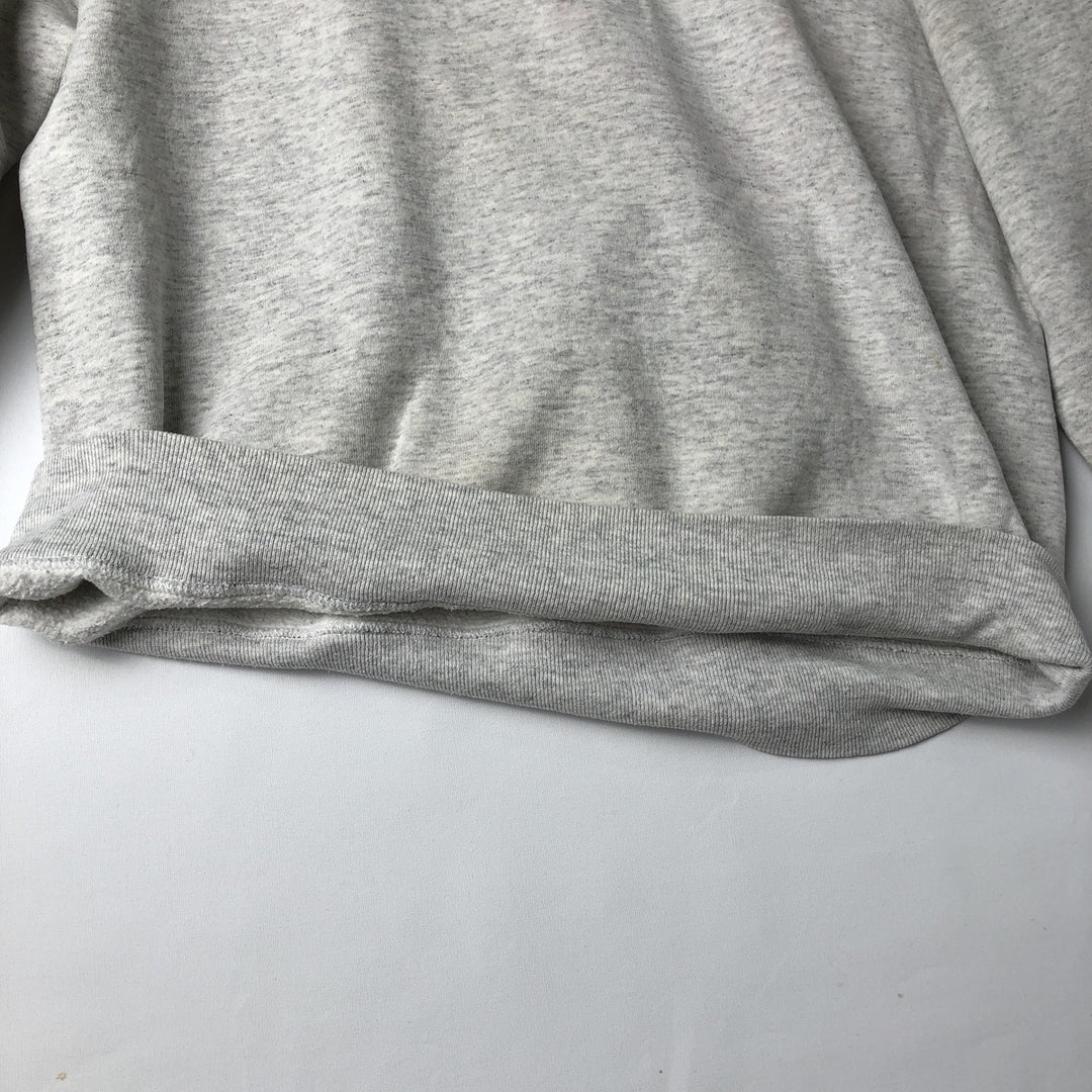 90'S Russell College Sweatshirt, Made in USA, Men's XL, Vintage cotton pale white type Vintage Second Hand