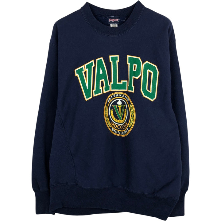 90'S Jansport College Sweatshirt, Made in USA, Men's XL, Vintage cotton navy blue type Vintage Second Hand