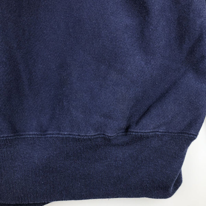 90'S Jansport College Sweatshirt, Made in USA, Men's XL, Vintage cotton navy blue type Vintage Second Hand