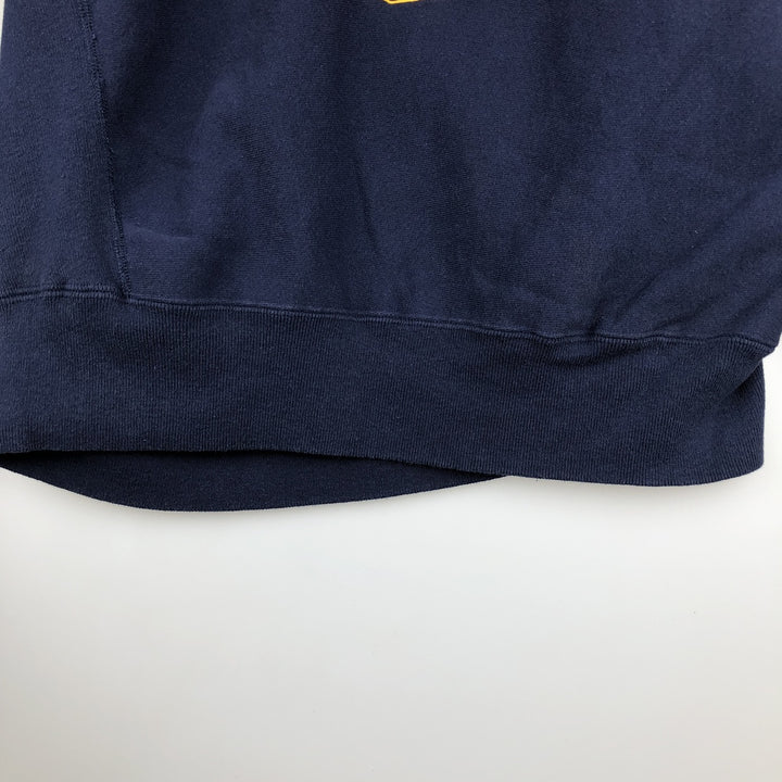 90'S Jansport College Sweatshirt, Made in USA, Men's XL, Vintage cotton navy blue type Vintage Second Hand