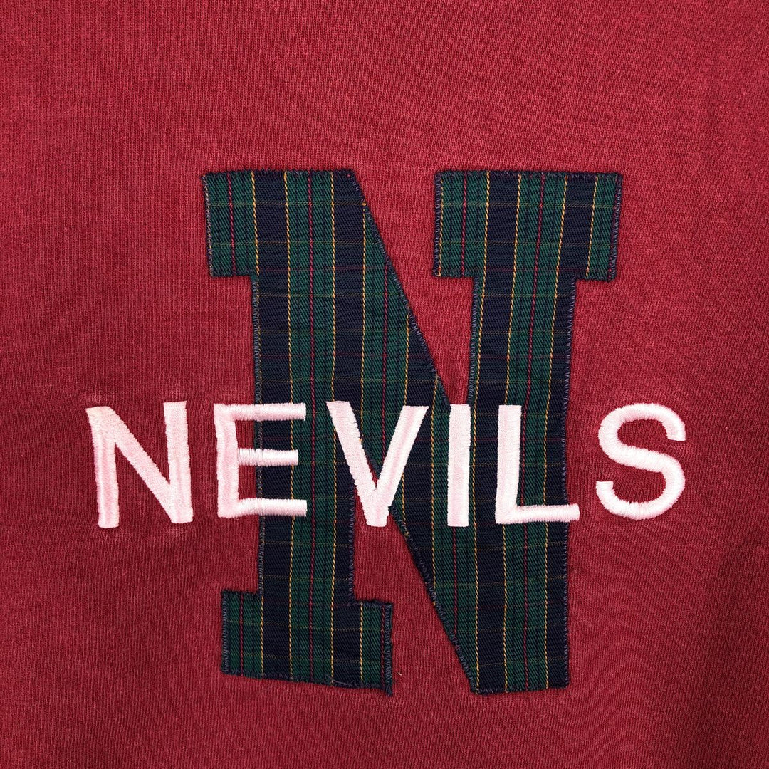 90'S Russell PRO COTTON College Sweatshirt, Made in USA, Men's XL, Vintage cotton red type Vintage Second Hand