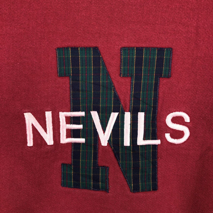 90'S Russell PRO COTTON College Sweatshirt, Made in USA, Men's XL, Vintage cotton red type Vintage Second Hand