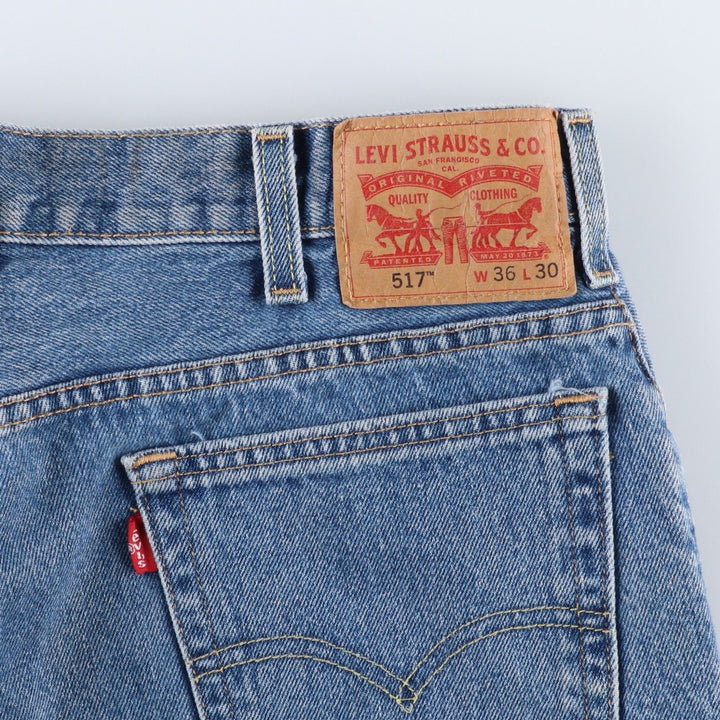 Levi's 517 Bootcut Denim Pants for Men, W36 cotton blue type Vintage Second Hand