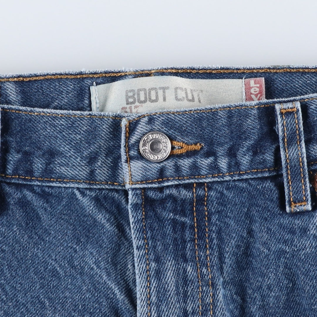 Levi's 517 BOOT CUT Bootcut denim pants for men, equivalent to w30 cotton blue type Vintage Second Hand