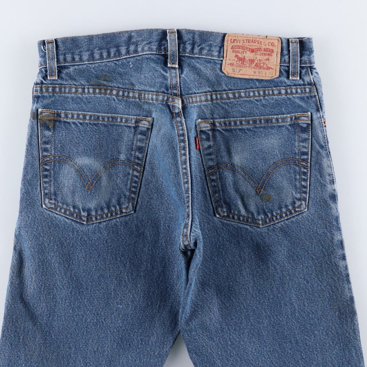 Levi's 517 BOOT CUT Bootcut denim pants for men, equivalent to w30 cotton blue type Vintage Second Hand