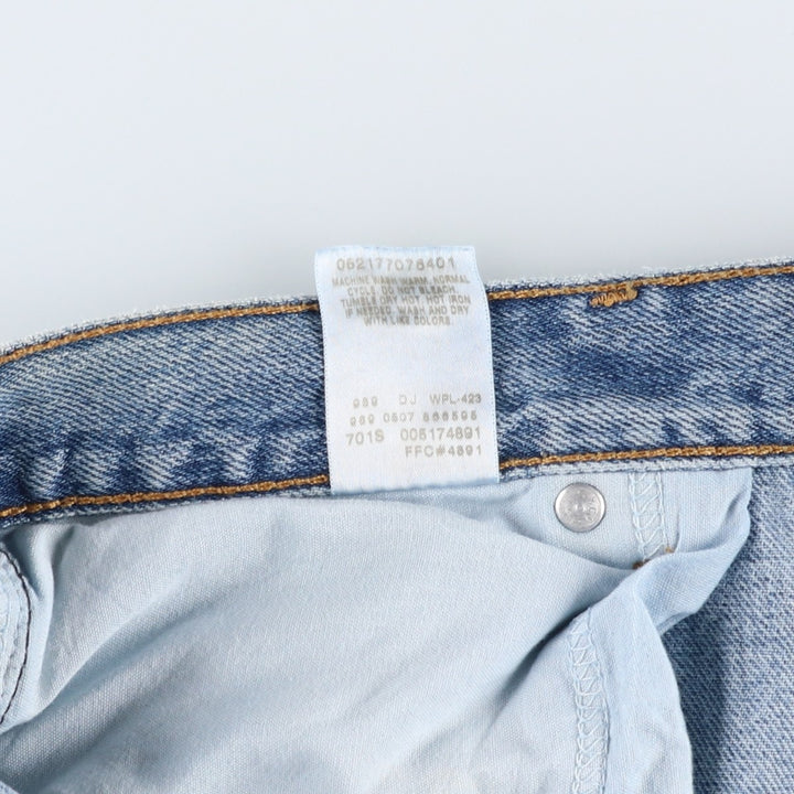 Levi's 517 Boot Cut Denim Pants, Men's, Size 36 cotton blue type Vintage Second Hand