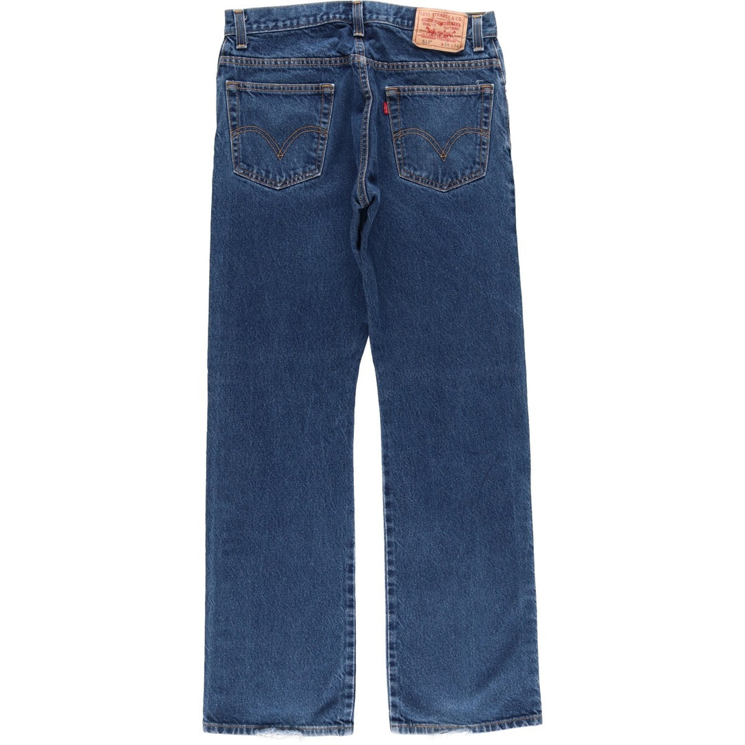 Levi's 517 BOOT CUT Bootcut denim pants for men, size w34 cotton blue type Vintage Second Hand