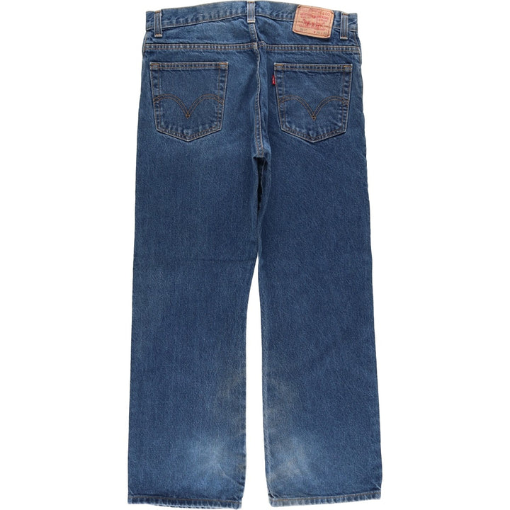 Levi's 517 Boot Cut Denim Pants, Men's, Size 36 cotton blue type Vintage Second Hand
