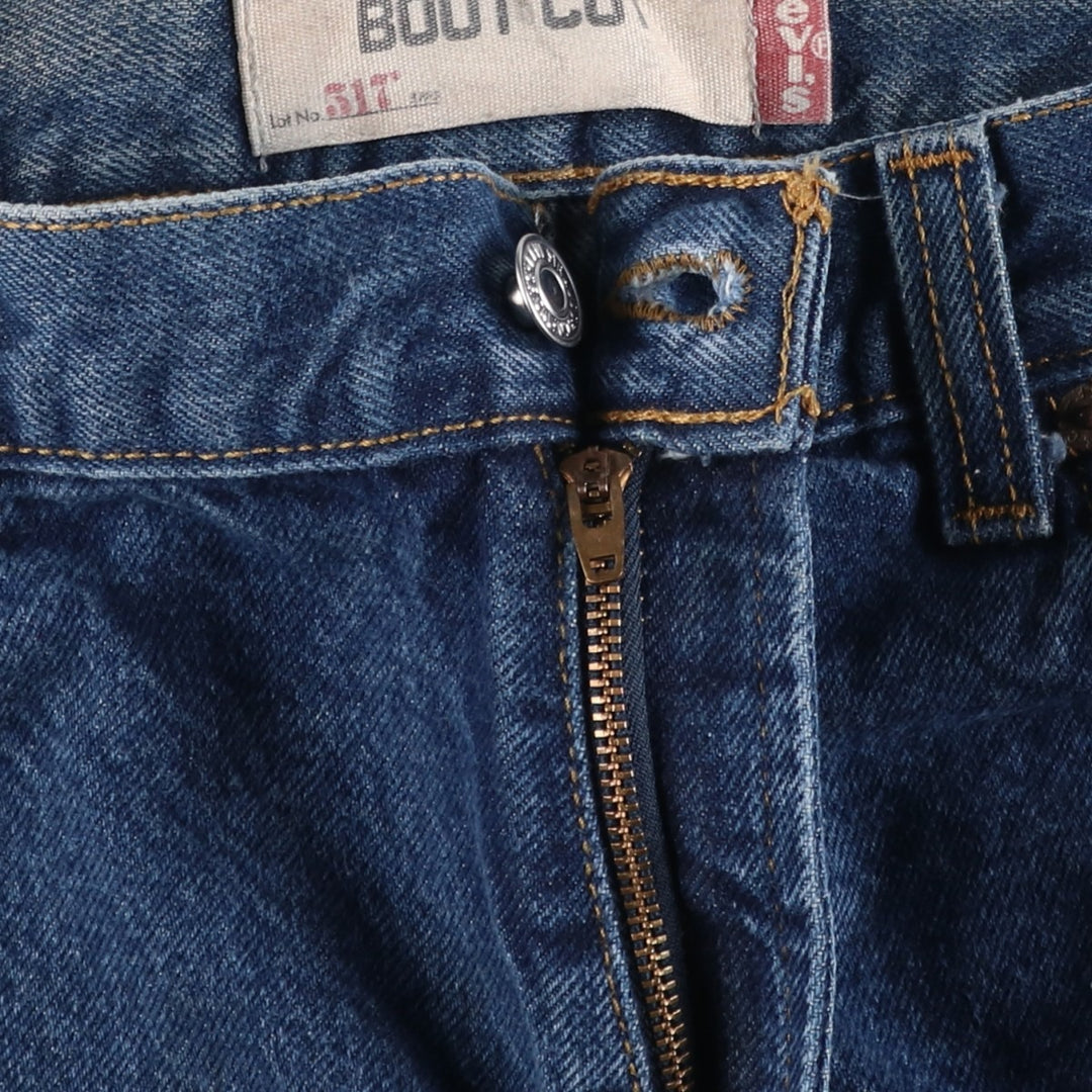 Levi's 517 Boot Cut Denim Pants, Men's, Size 36 cotton blue type Vintage Second Hand