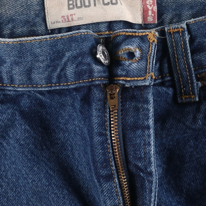 Levi's 517 Boot Cut Denim Pants, Men's, Size 36 cotton blue type Vintage Second Hand