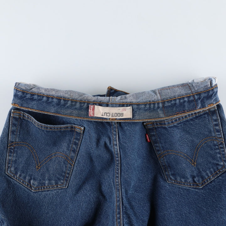 Levi's 517 Boot Cut Denim Pants, Men's, Size 36 cotton blue type Vintage Second Hand