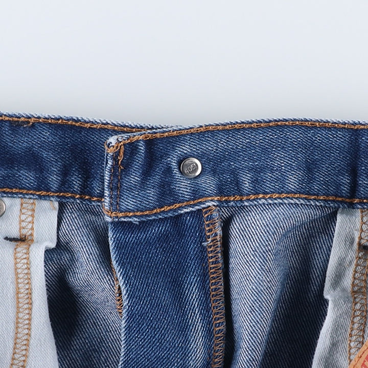 Levi's 517 Bootcut Denim Pants for Men, Size W34 unclear blue type Vintage Second Hand