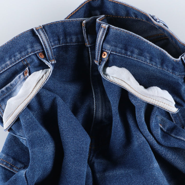 Levi's 517 Bootcut Denim Pants for Men, Size W34 unclear blue type Vintage Second Hand