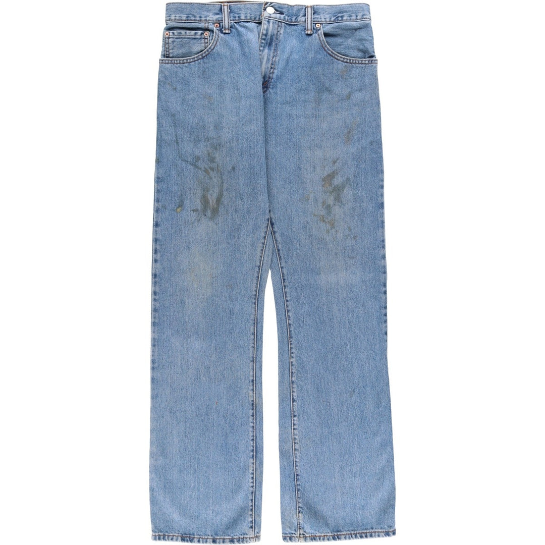 Levi's 517 BOOT CUT Bootcut denim pants for men, size w33 cotton blue type Vintage Second Hand