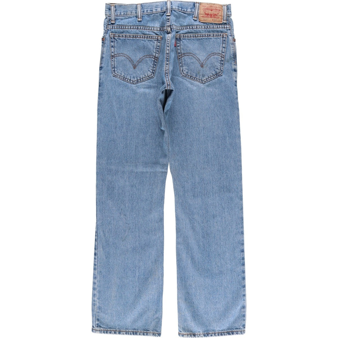 Levi's 517 BOOT CUT Bootcut denim pants for men, size w33 cotton blue type Vintage Second Hand