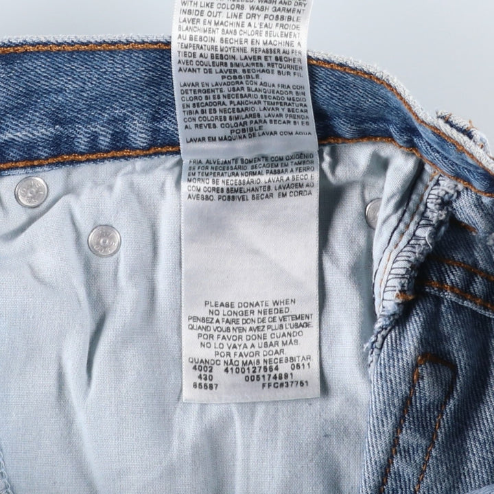 Levi's 517 BOOT CUT Bootcut denim pants for men, size w33 cotton blue type Vintage Second Hand
