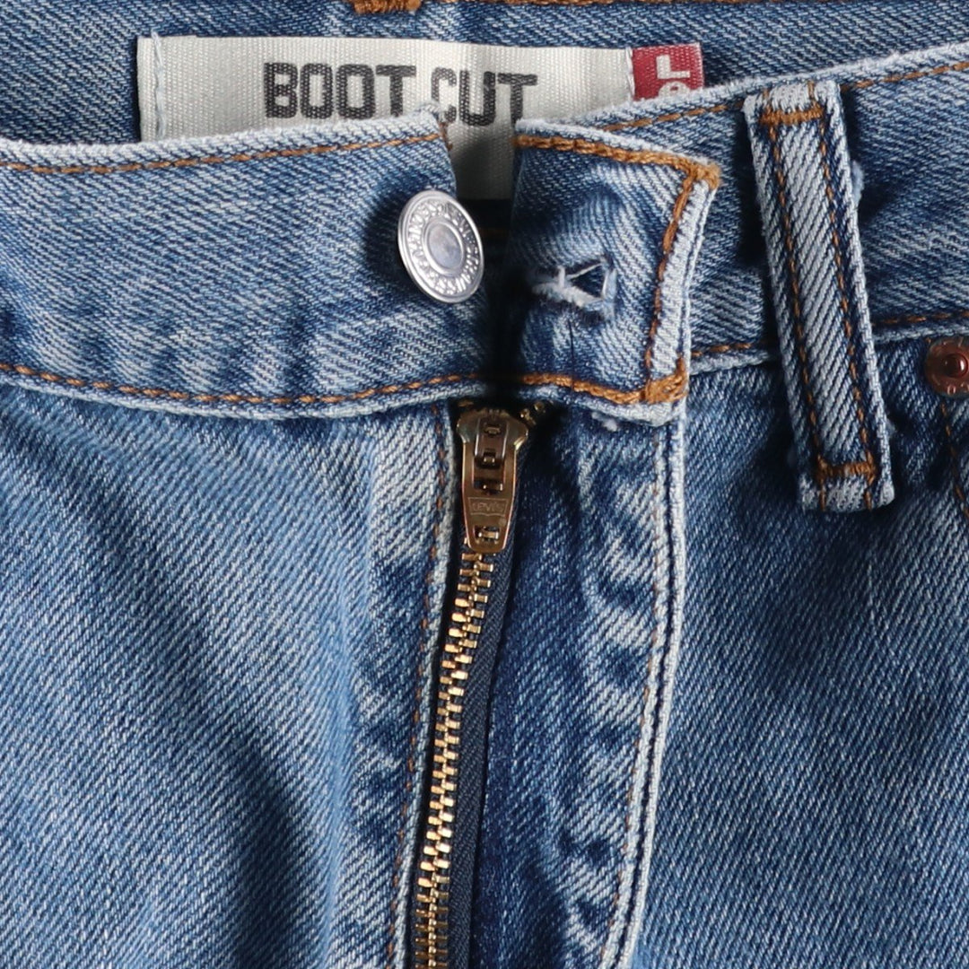 Levi's 517 BOOT CUT Bootcut denim pants for men, size w33 cotton blue type Vintage Second Hand