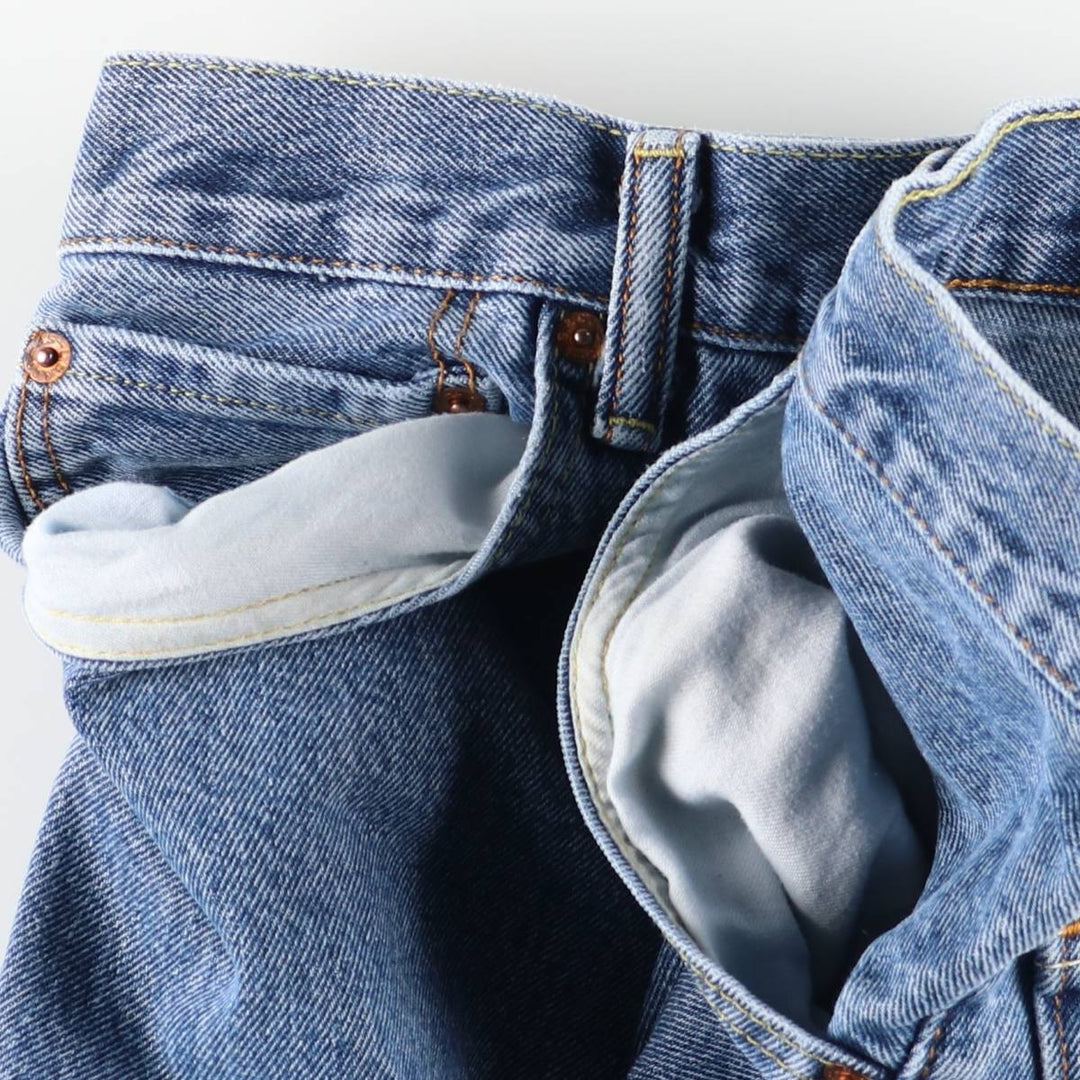 Levi's 517 Bootcut Denim Pants, Men's Size 37 cotton blue type Vintage Second Hand