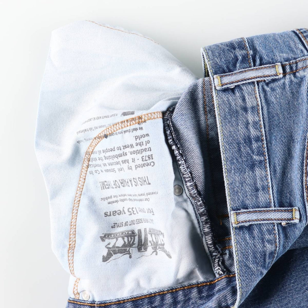 Levi's 517 Bootcut Denim Pants, Men's Size 37 cotton blue type Vintage Second Hand