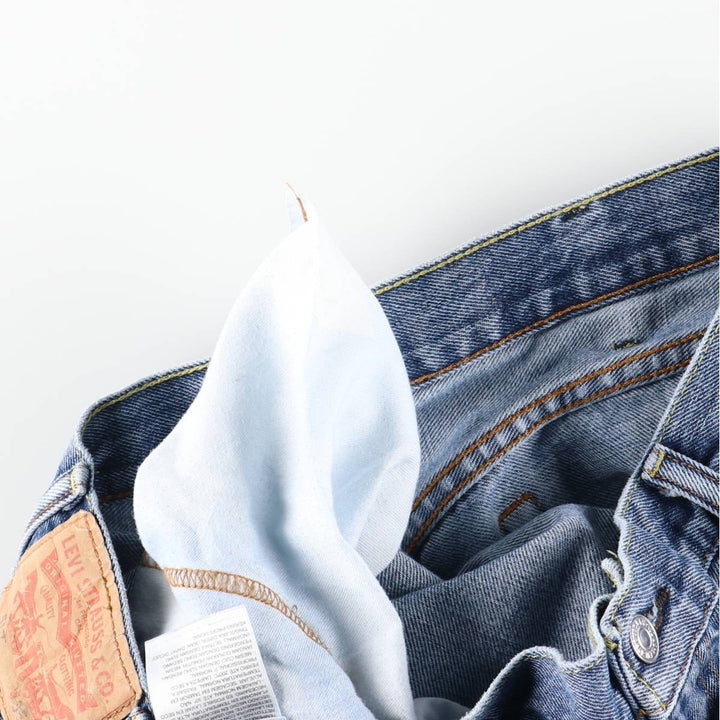 Levi's 517 Bootcut Denim Pants, Men's Size 37 cotton blue type Vintage Second Hand