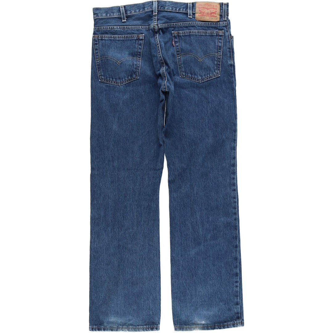 Levi's 517-0196 Bootcut Denim Pants, Men's Size W36 (approx.) cotton blue type Vintage Second Hand