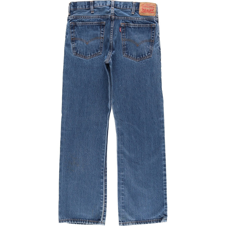 Levi's 517 Bootcut Denim Pants for Men, Size W34 cotton blue type Vintage Second Hand