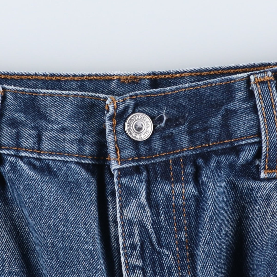 Levi's 517 Bootcut Denim Pants for Men, Size W34 cotton blue type Vintage Second Hand