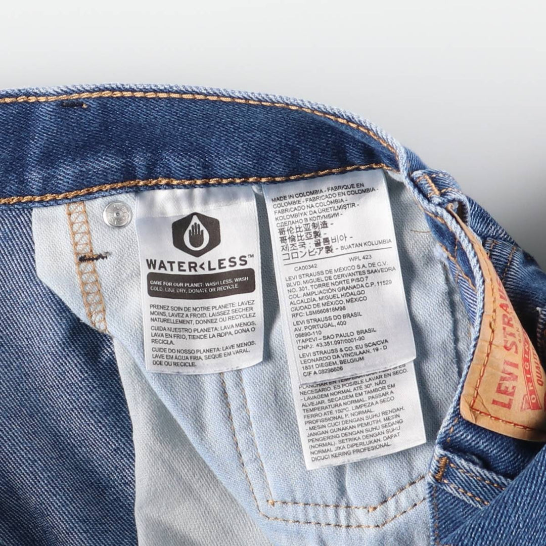 Levi's 517 Bootcut Denim Pants for Men, W32 equivalent cotton blue type Vintage Second Hand