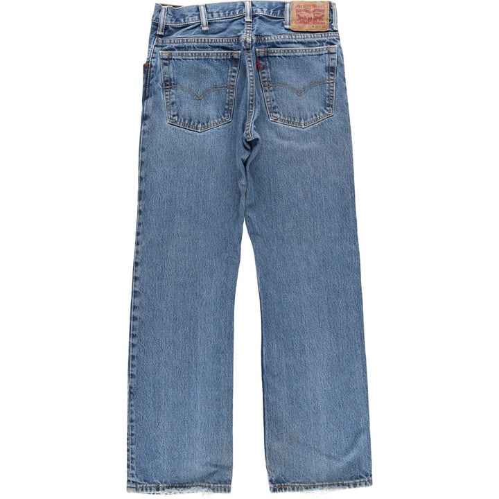 Levi's 517 Bootcut Denim Pants for Men, W32 equivalent cotton blue type Vintage Second Hand