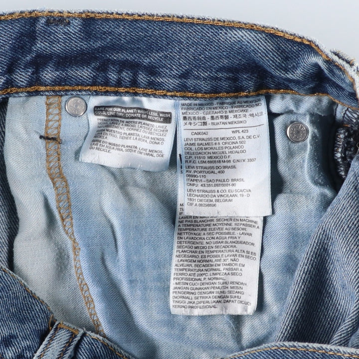 Levi's 517 Bootcut Denim Pants for Men, W32 equivalent cotton blue type Vintage Second Hand