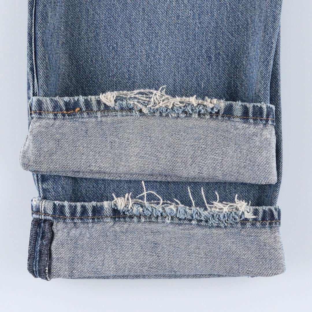 Levi's 517 Bootcut Denim Pants for Men, W32 equivalent cotton blue type Vintage Second Hand