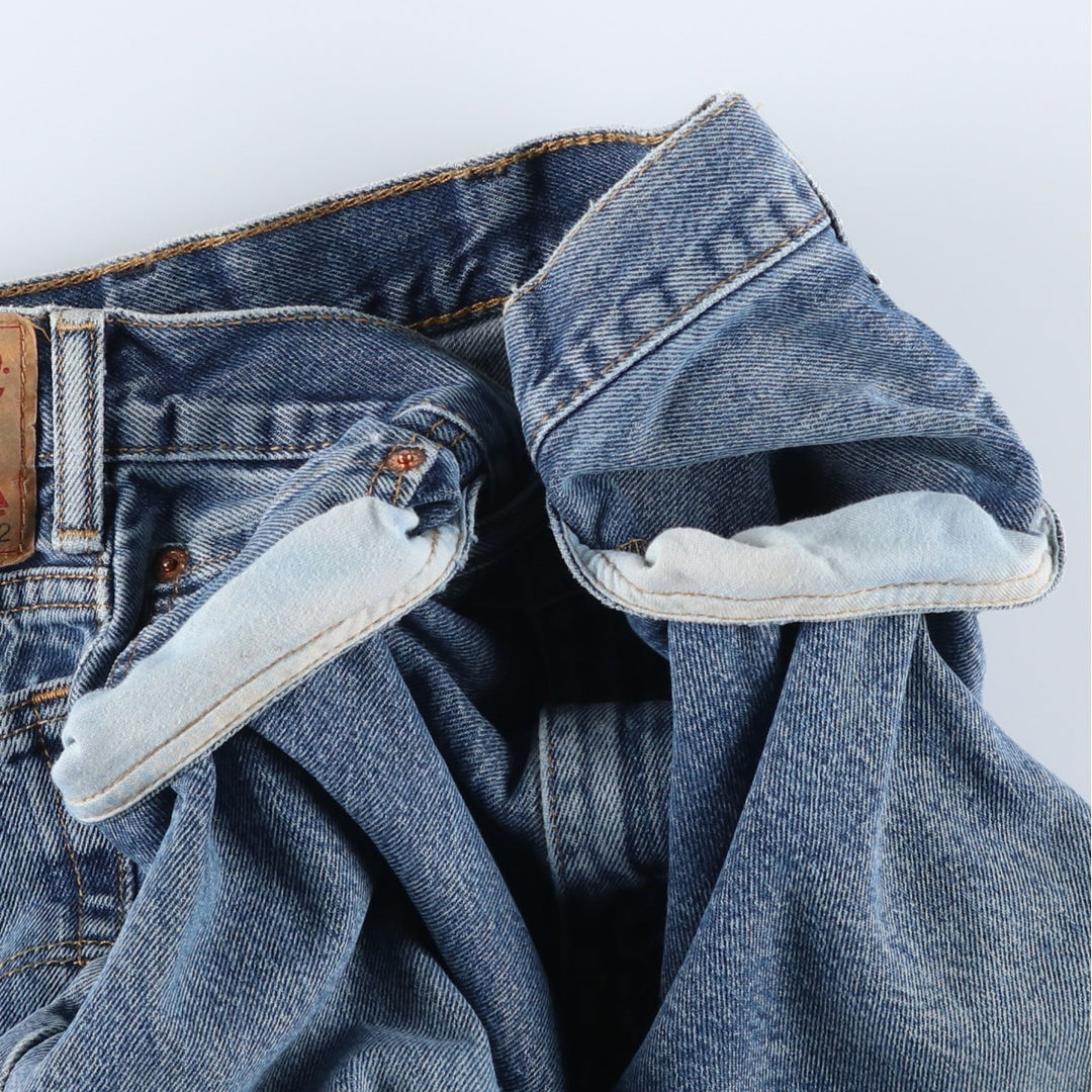 Levi's 517 Bootcut Denim Pants for Men, W32 equivalent cotton blue type Vintage Second Hand
