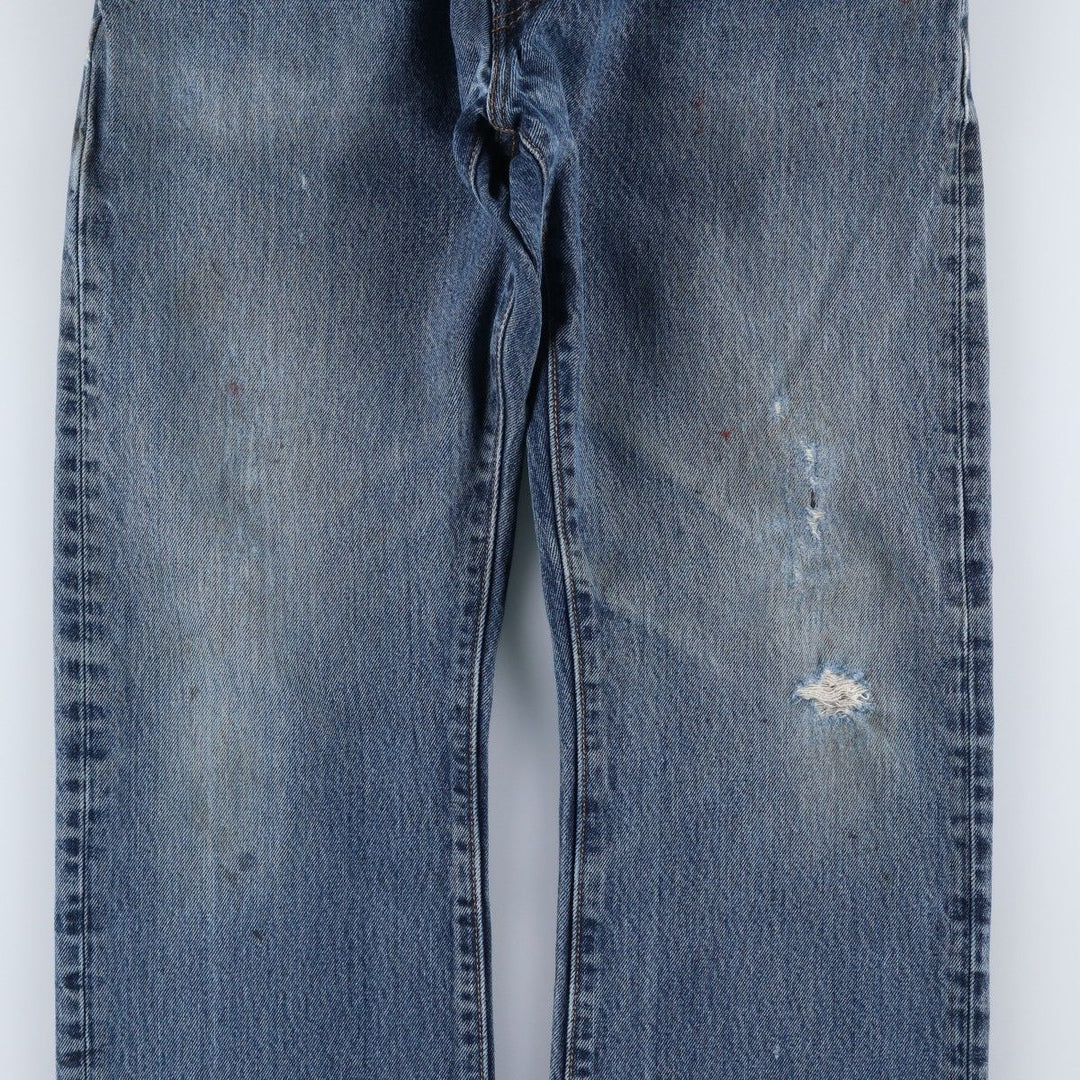 Levi's 517 Bootcut Denim Pants for Men, Size W34 cotton blue type Vintage Second Hand