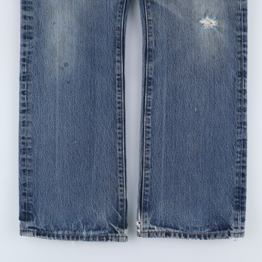 Levi's 517 Bootcut Denim Pants for Men, Size W34 cotton blue type Vintage Second Hand