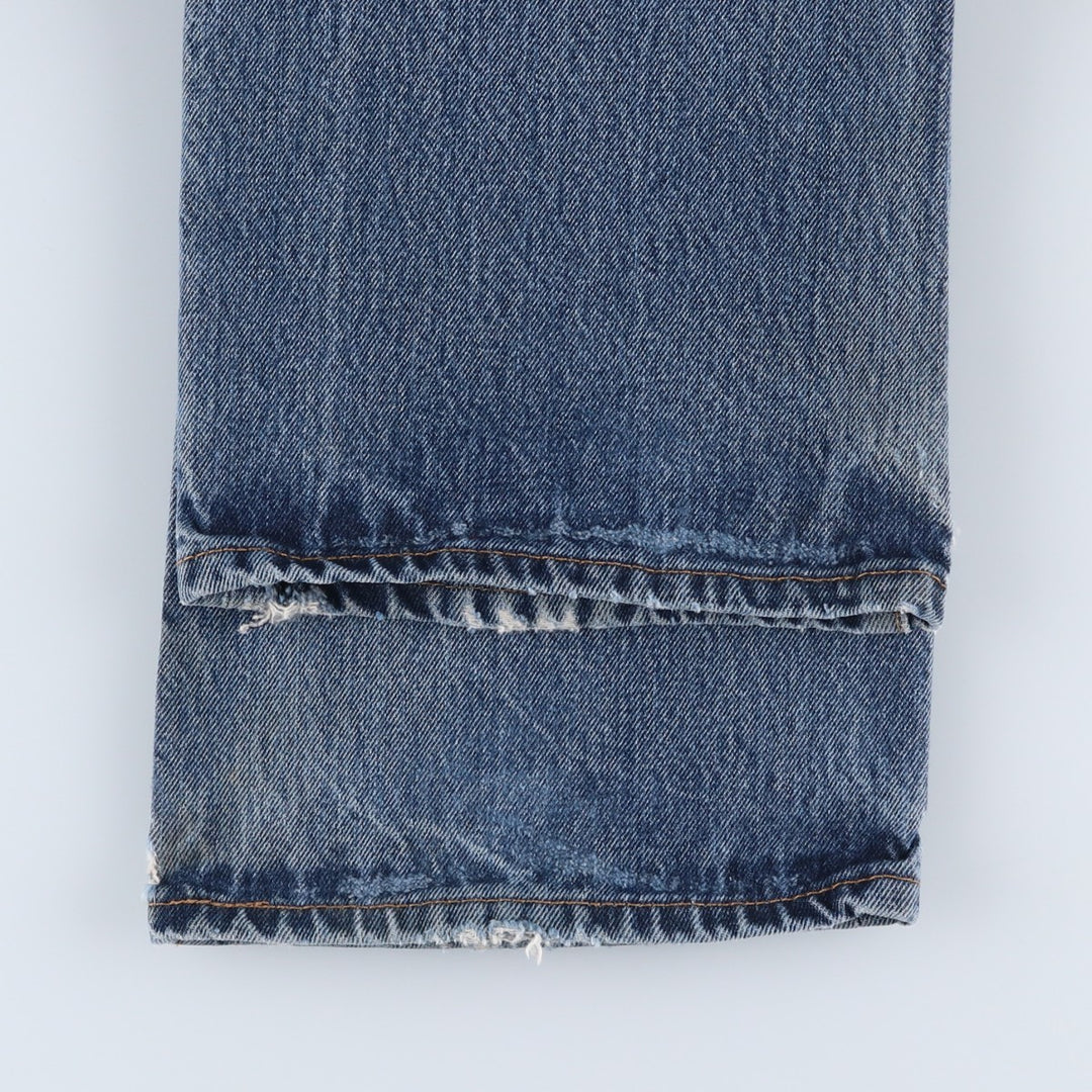 Levi's 517 Bootcut Denim Pants for Men, Size W34 cotton blue type Vintage Second Hand