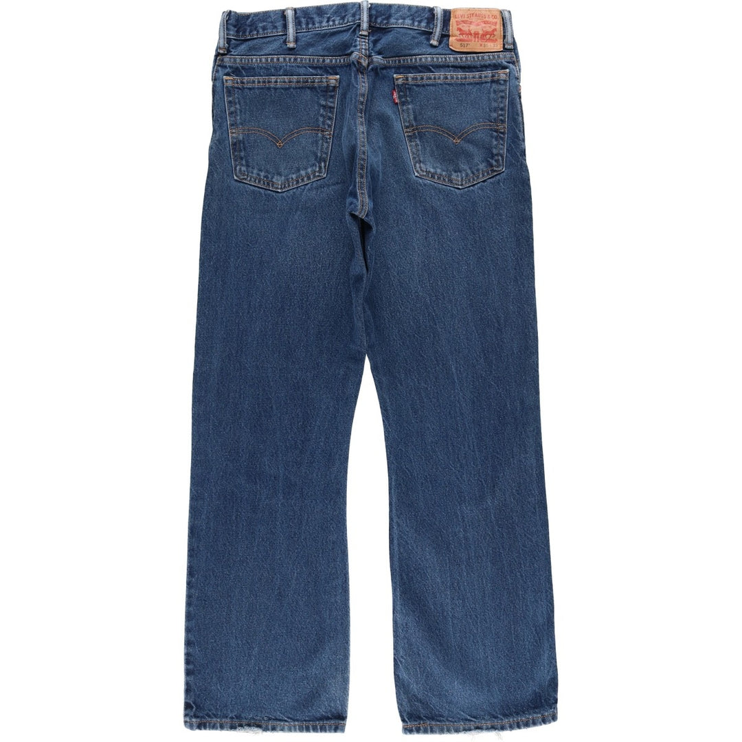 Levi's 517 Bootcut Denim Pants for Men, W36 cotton blue type Vintage Second Hand