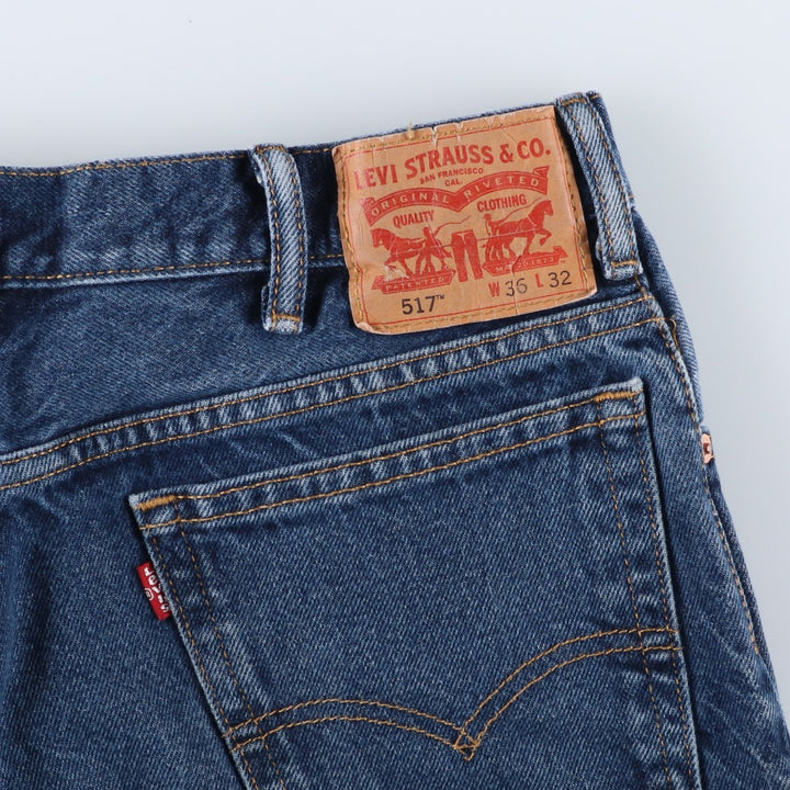 Levi's 517 Bootcut Denim Pants for Men, W36 cotton blue type Vintage Second Hand