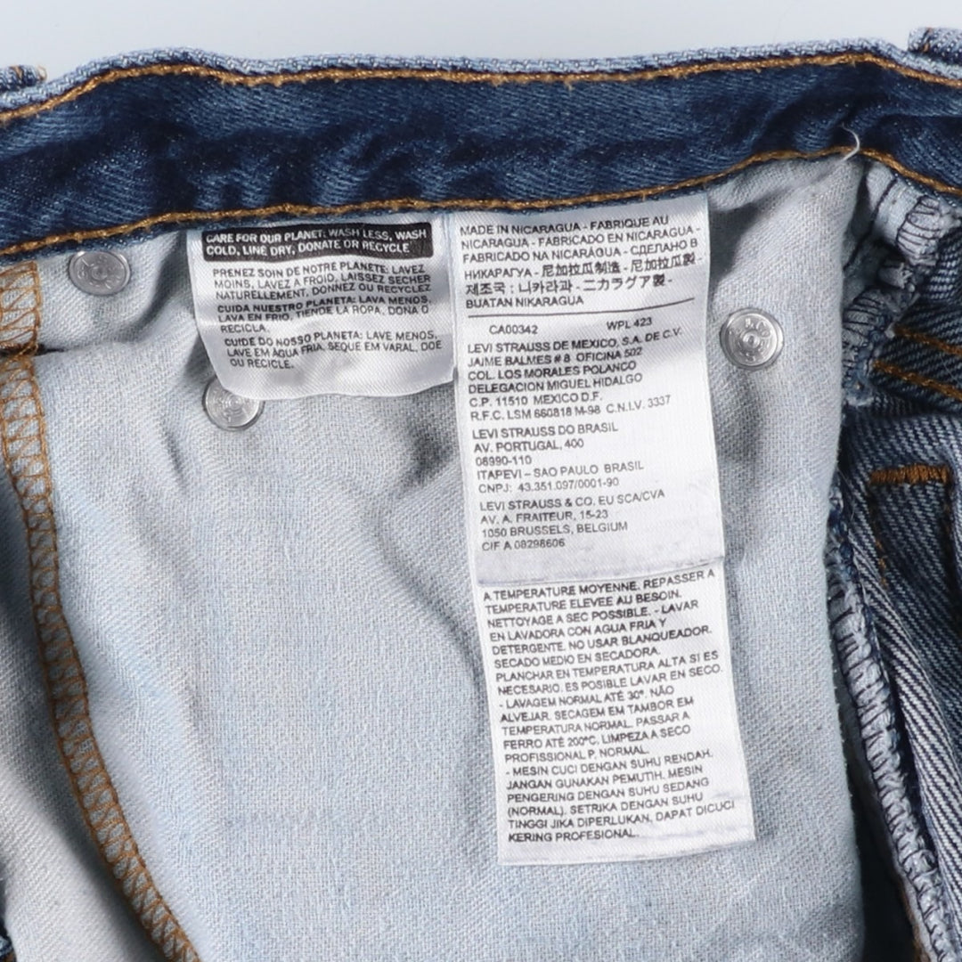 Levi's 517 Bootcut Denim Pants for Men, W36 cotton blue type Vintage Second Hand