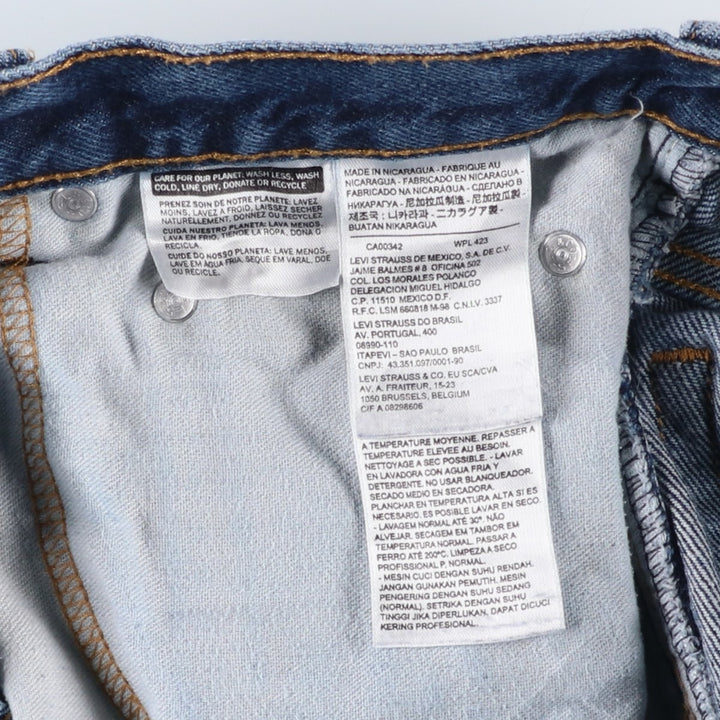 Levi's 517 Bootcut Denim Pants for Men, W36 cotton blue type Vintage Second Hand