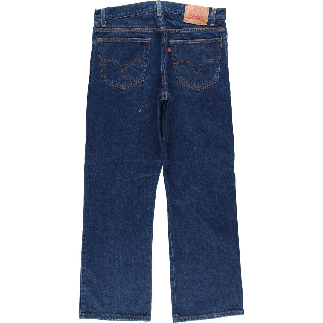 Levi's 517 Boot Cut Denim Pants, Men's, Size 36 cotton blue type Vintage Second Hand