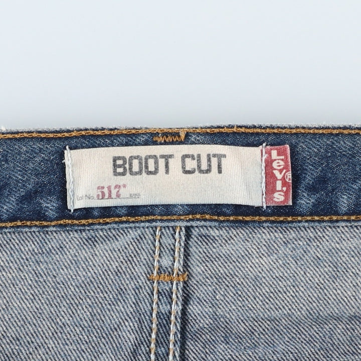Levi's 517 Boot Cut Denim Pants, Men's, Size 36 cotton blue type Vintage Second Hand