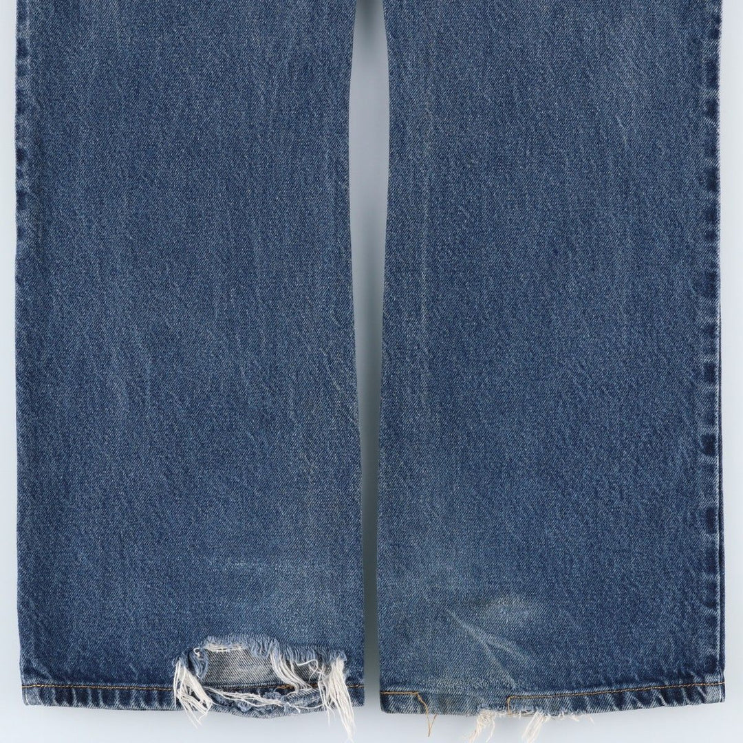Levi's 517 Boot Cut Denim Pants, Men's, Size 36 cotton blue type Vintage Second Hand