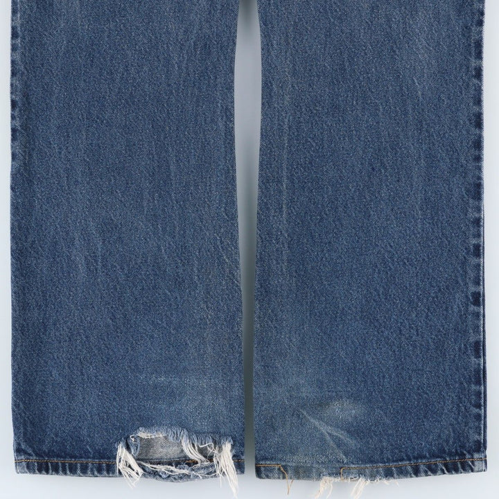Levi's 517 Boot Cut Denim Pants, Men's, Size 36 cotton blue type Vintage Second Hand