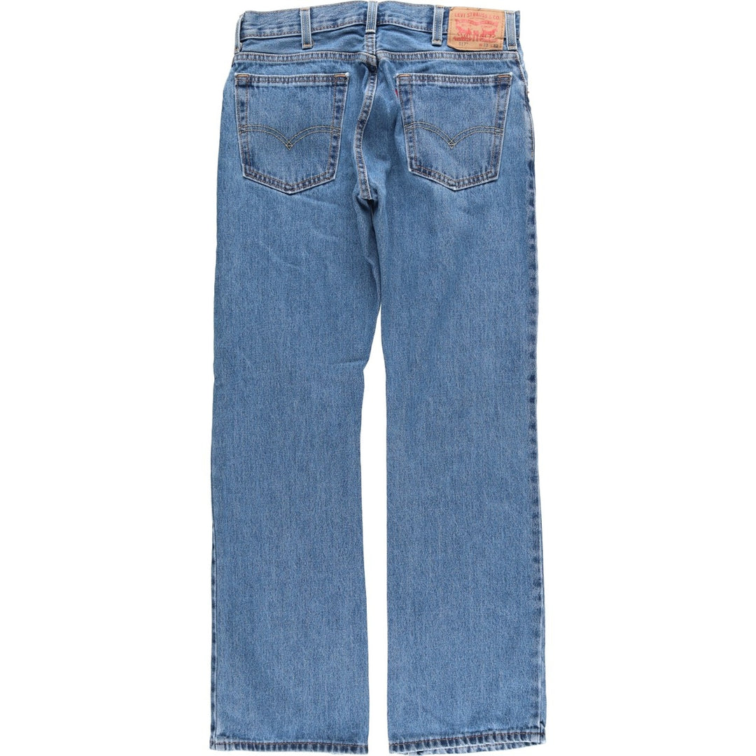 Levi's 517-4891 Bootcut Denim Pants, Men's Size W32 (approx.) cotton blue type Vintage Second Hand