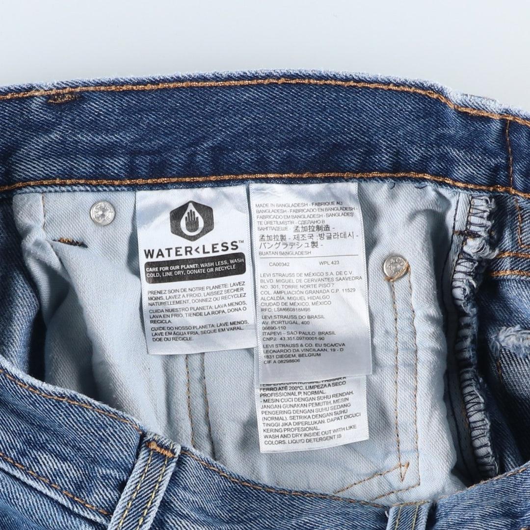 Levi's 517-4891 Bootcut Denim Pants, Men's Size W32 (approx.) cotton blue type Vintage Second Hand