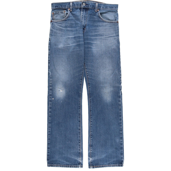 Levi's 517-0216 Bootcut Denim Pants, Men's Size W34 (approx.) cotton blue type Vintage Second Hand