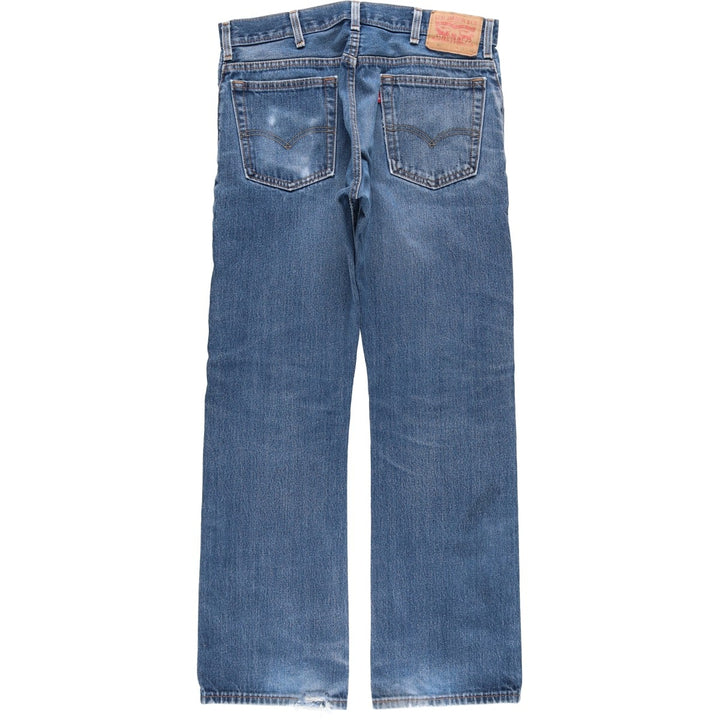 Levi's 517-0216 Bootcut Denim Pants, Men's Size W34 (approx.) cotton blue type Vintage Second Hand